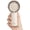 Brown, variant on Turbocharged Handheld Fan with Vortex Tech, 5-Speed Portable Mini Fan, 4000mAh Rechargeable Battery, High-Velocity Personal Desk Fan with Lanyard for Travel, Outdoor & Office