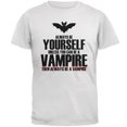 thumbnail image 1 of T-Shirt Adulte Blanc Halloween Toujours Sois Toi-Même Vampire, 1 of 1