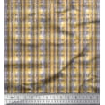 thumbnail image 1 of Soimoi Polyester Crepe Fabric Geometric Check Print Sewing Fabric Yard 52 Inch Wide, 1 of 3