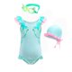 thumbnail image 1 of Traje de baño de princesa de Disney para niñas, Bikini de Frozen, Elsa, Rapunzel, para niños, Blancanieves, Ariel, traje de baño de una pieza para adolescentes, traje de baño de verano 2T Gao Jinjia LED, 1 of 2