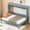 Gray, variant on Noble House Halden Full Size Pine Wood Murphy Bed, Hidden Foldable Wall Bed Cabinet with Slat Support, White