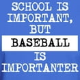thumbnail image 3 of CafePress - Baseball Is Importanter T Shirt - Men's Classic Graphic Cotton T-Shirt, 3 of 4