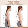 thumbnail image 4 of Back Brace Posture Corrector for Women and Men, Shoulder Straightener, Adjustable Full Back Support, Upper and Lower Back Pain Relief - Scoliosis, Hunchback, Hump, Thoracic, Spine Corrector, 4 of 6