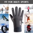 thumbnail image 2 of Ciclismo Guantes de bicicleta antideslizantes para deportes al aire libre correr motocicleta esquí (gris) Likrtyny Para estrenar, 2 of 7
