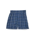 thumbnail image 2 of Wonder Nation Boys Plaid Woven Boxers, 5-Pack, Sizes S-XL, 2 of 6