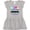AC-Heather Grey, variant on Inktastic I'm Just Here for the Sweets with Spun Sugar Candy Girls Toddler Dress