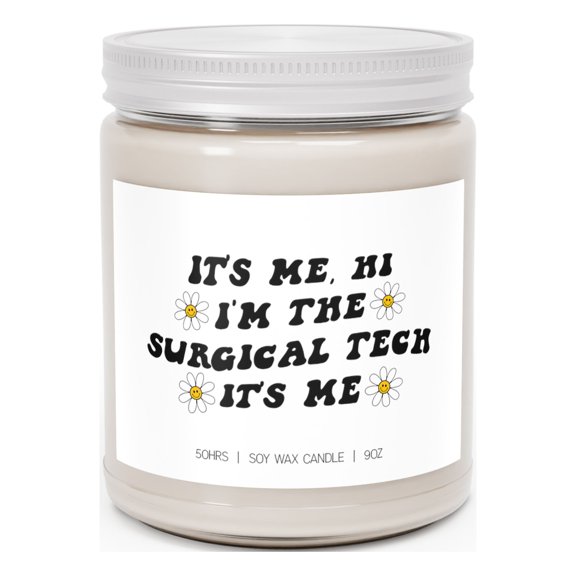 22Gifts Surgical tech Technologist Graduation Candle, Gifts, Decor, Scented