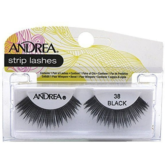 Andrea Strip Lashes Style, Black [38] 1 ea