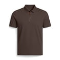 thumbnail image 4 of FAWUUDO Men's Shirts Short Sleeve Moisture Wicking Performance Collared Shirt for Work Casual Sports Coffee, 4 of 7