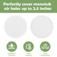 thumbnail image 6 of Mushroom Cultivation Filter Discs Pack Of 24 2.95Inch Diameter Monotub Ventilation Mushroom Cultivation Airflow Control, 6 of 8