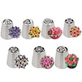 thumbnail image 4 of 14 piece Russian decorated mouth set, sugar cream chocolate cake decoration tool DIY baking appliance, 4 of 5