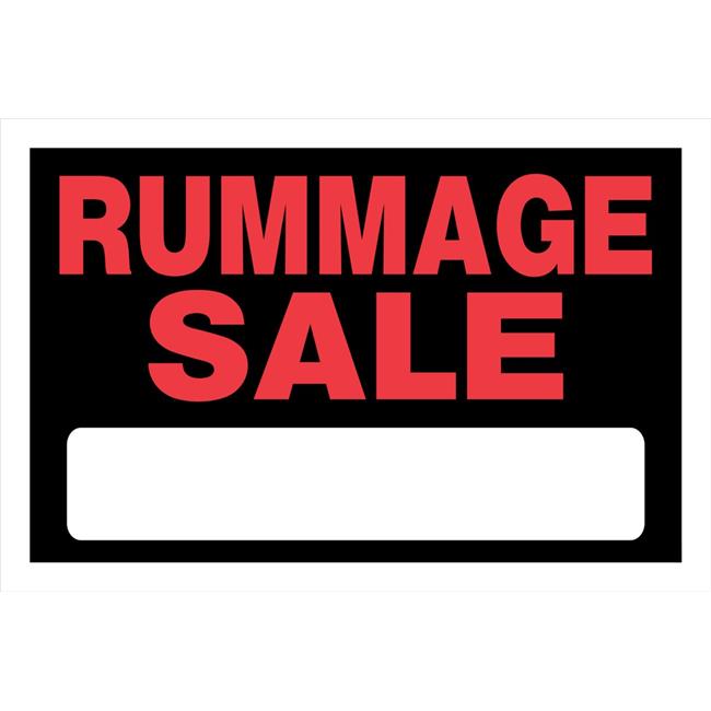 Hillman Group 845699 8 X 12 In Red Black Plastic Rummage Sale Sign Walmart Walmart Hillman Group 845699 8 X 12 In Red Black Plastic Rummage Sale Sign Walmart Walmart