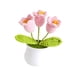 thumbnail image 4 of Flores tejidas a mano, plantas falsas, flores tejidas hechas a mano para mesa de escritorio y habitación Estilo E Macarena Flores tejidas a mano, 4 of 8