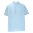 thumbnail image 4 of Mens Oversized T Shirt Cotton Vintage Unisex Tees Loose Fit Shirt Short Sleeve Casual Streetwear Baggy Basic Top 2026, 4 of 6