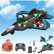 The Skyriders Rc Jet -The Sky Riders Drone, Remote Control Airplane with 360° Flips & LED Lights, 2.4ghz Rc Stunt Fighter Jet, Unmatched Speed, Precision, Thrill Great Christmas Birthday Gifts