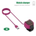 thumbnail image 3 of Cable cargador USB de 3.28 pies para Fitbit Versa 2 Cable de carga Accesorios para reloj inteligente, 3 of 9