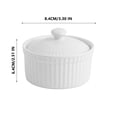 thumbnail image 4 of Aufmer Ceramic Baking Bowl, Small Pudding Cup Oven Safe Dessert Dish, Individual Ramekin for Creme Brulee Souffle, Tableware Serving Bowl for Kitchen Baking, 4 of 5