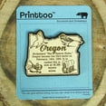 thumbnail image 1 of USA Oregon State Map Wooden Magnet Souvenir Fridge Magnet Gift, 1 of 4