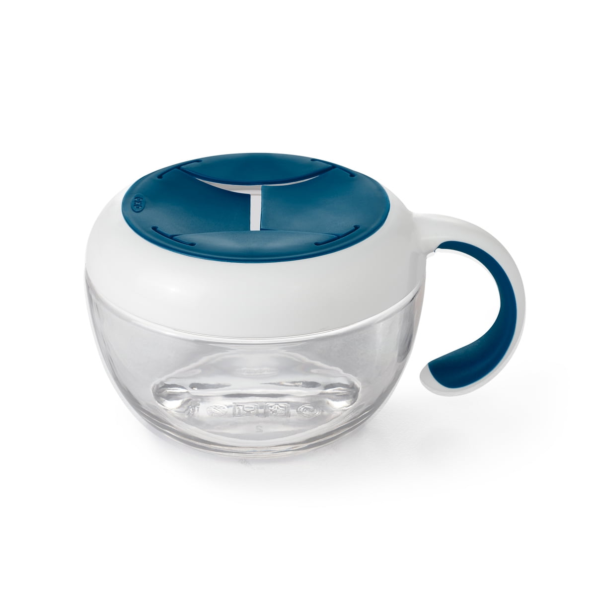 OXO Tot Flippy Snack Cup With Travel Cover, Navy