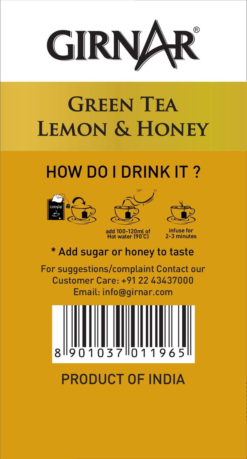 Lipton Green Tea Honey Lemon Chamomile Decaffeinated Tea Bags 20 Count  Box  Walmartcom