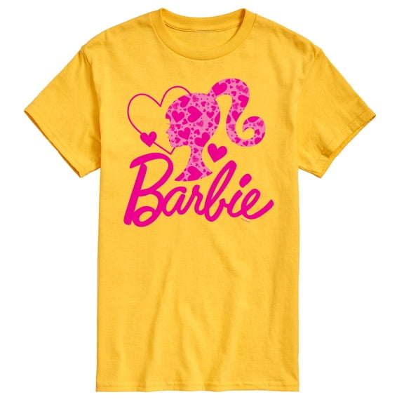 Barbie - Logo Hearts  - Men's Short Sleeve Graphic T-Shirt