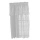 thumbnail image 4 of Cenefa de gasa bordada de 1 panel para ventanas, cortinas para privacidad del hogar B blanco, 4 of 8