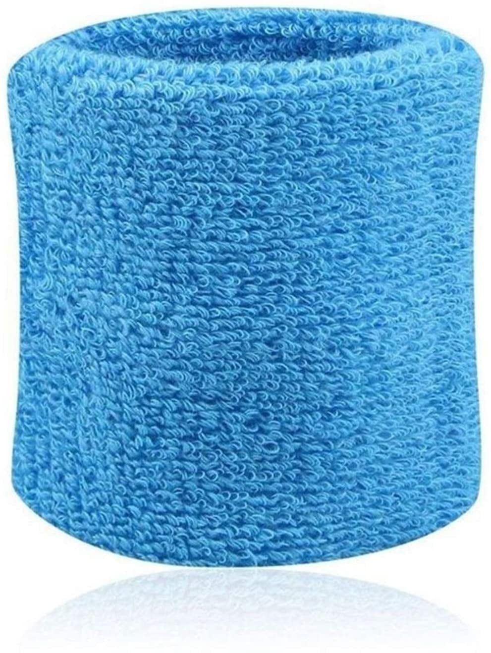 Sports Wristbands 2PCS Colorful Cotton Unisex Sport Sweatband