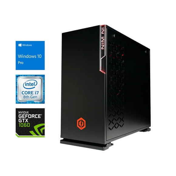 Referbished Cyberpower Gamer Xtreme ET8380 Desktop, Intel 6-Core i7-8700 Upto 4.6GHz, 16GB RAM, 2TB SSD, GeForce GTX 1060 6GB, DisplayPort, HDMI, DVI, Wi-Fi, Bluetooth, Windows 10 Pro