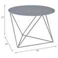 thumbnail image 6 of ACME Epidia Round Accent Table in Gray, 6 of 6