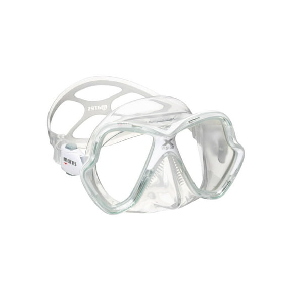Mares X-Vision Scuba Mask - White/Clear/Clear