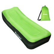 Tomight Inflatable Lounger, Portable Air Sofa Bed Hammock with Carry Bag, Waterproof Air Couch, No Pump Need