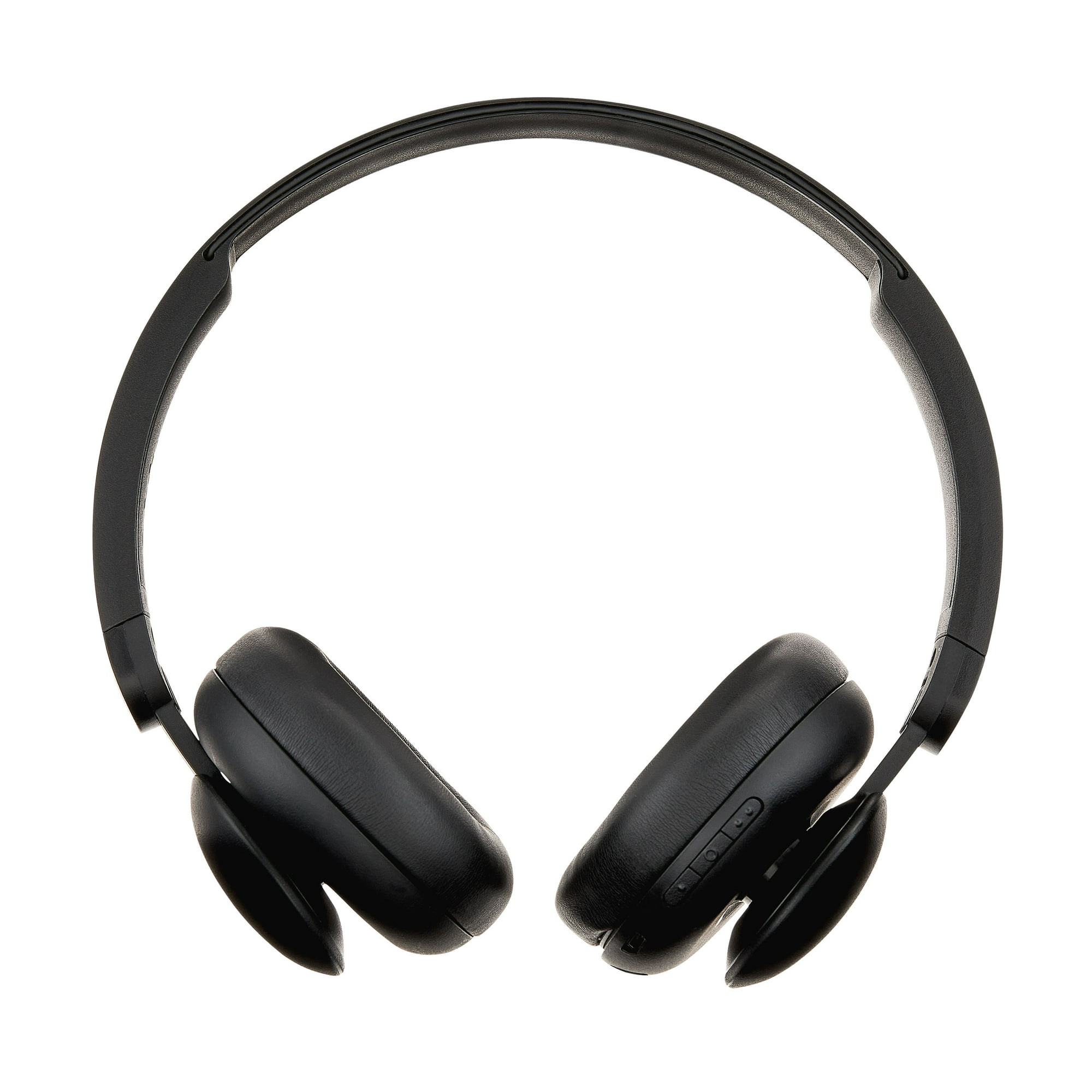 onn Wireless On-ear Headphones with Bluetooth Black