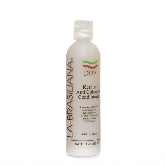 La-Brasiliana Due Acondicionador de Queratina y Colágeno 8.45 fl.oz.