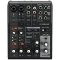 Yamaha AG06MK2 Black 6Channel Live Streaming Loopback Mixer/USB