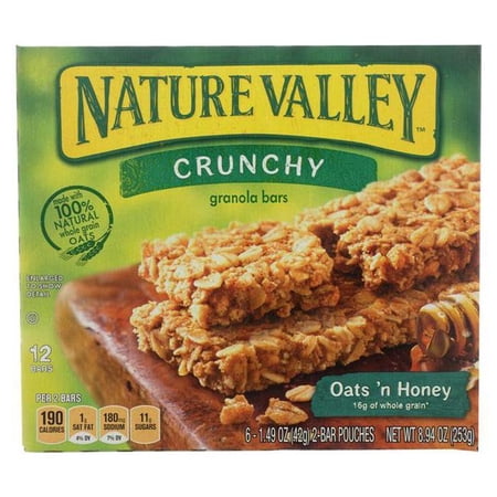 Nature Valley 8.94 oz Crunch Oats & Honey Gran Bar