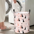 thumbnail image 4 of Goofa White And Black Rabbit Printed Circular Hamper,Laundry Basket with Handles,Storage Baskets Foldable,Large Capacity Laundry Hamper-Medium, 4 of 8