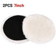thumbnail image 1 of 34567'' Wool Polishing Pads Buffing Pads W/ Hook Loop Back For Cutting Polishing, 1 of 2