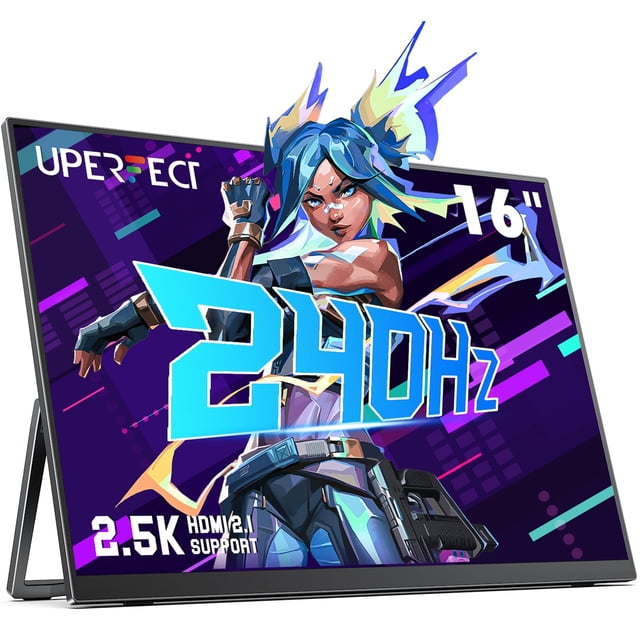 Monitor portátil para juegos UPERFECT 2.5K 240Hz 16 pulgadas 400 nits