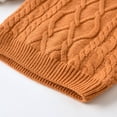 thumbnail image 6 of ZyeKqe Baby Clothes Infant Newborn Boys Girls Sweaters High Neck Long Sleeve Cable Knit Top Warm Loose Pullover Tops Winter Outfits, 6 of 9