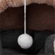 thumbnail image 4 of Pet House Cat Nest House Semi Closed Washable Warm Cat Bed with Removable Cushion for Puppy Cat Under 50cm, 4 of 5