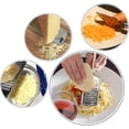 thumbnail image 4 of LNGOOR Hand Cheese Grater Stainless Steel Razor Sharp Blades, Non-Slip & Soft Grip, Hand Cheese Grater with Handle, Cheese Hand Grater & Vegetable Grater, 4 of 5