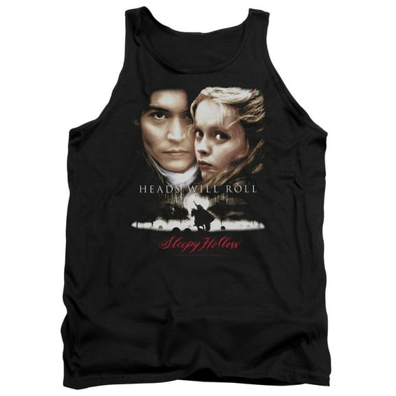 Sleepy Hollow Heads Will Roll Adult Tank Top Black
