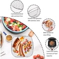 thumbnail image 3 of Air Fryer Accessories, Multi-Purpose Cooking Rack Stainless Steel Air Fryer Rack Air Fryer Racks Compatible with Most Air Fryers, 3 of 5