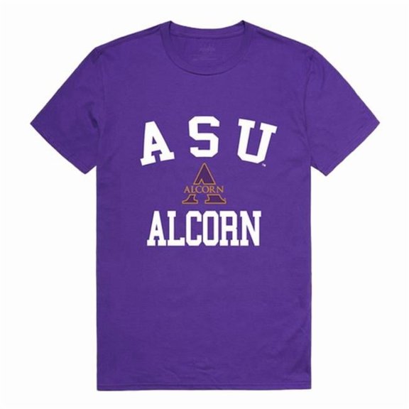 Alcorn State University Men Arch T-Shirt, Purple - Large