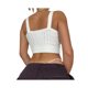 thumbnail image 5 of VISgogo - Camiseta sin mangas para mujer, color sólido, sin mangas, con cuello en U, de punto, ajustada, para verano VISgogo  moda, 5 of 6