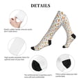 thumbnail image 5 of Pofeuu Cute Rabbit Print Compression Socks for Women & Men Circulation - Best Support for Nurses,Running,Athletic,Sports, 5 of 7