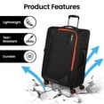 thumbnail image 5 of New York Xpress Softside Carry-on Luggage, Expandable Suitcase with Spinner Wheels, TSA-Approved, Black , WD8818, 5 of 10
