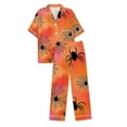 thumbnail image 5 of Uaswgudfs Women's Short Collar & Sleeve Pajama Set with Long Pants - Relaxed Fit Soft Sleepwear, 5 of 5