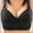 Black, variant on Jacenvly Wireless Bras for Women Support Comfortable Breathable Bra Underwear No Rims