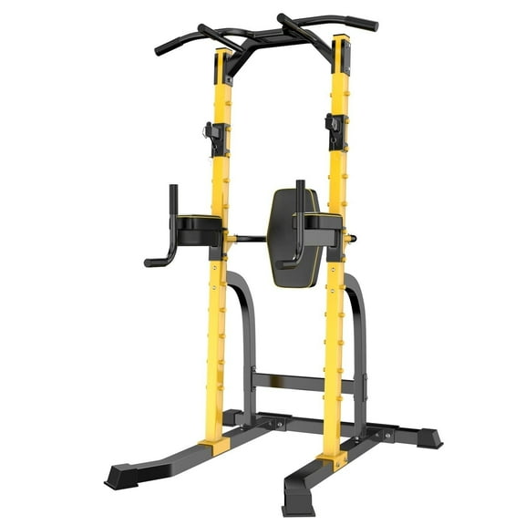 Ainfox Power Tower Multi-Function Home Strength Training Tower Yellow Type1